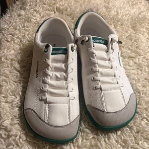 Hobibear White & Green Men's Casual Sneakers